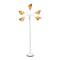 Simple Designs™ 5.6ft. 5-Light Gooseneck White Floor Lamp